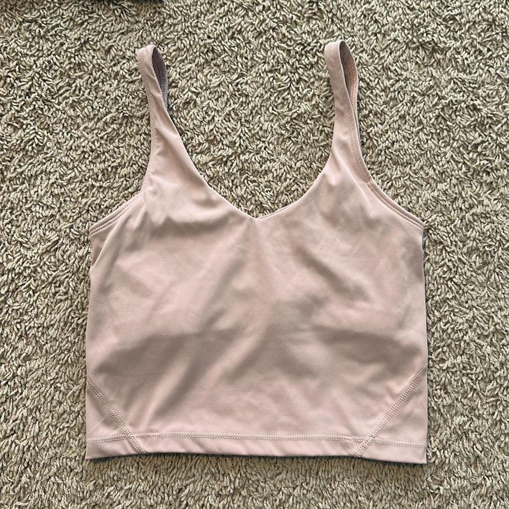 Nude lululemon align tank